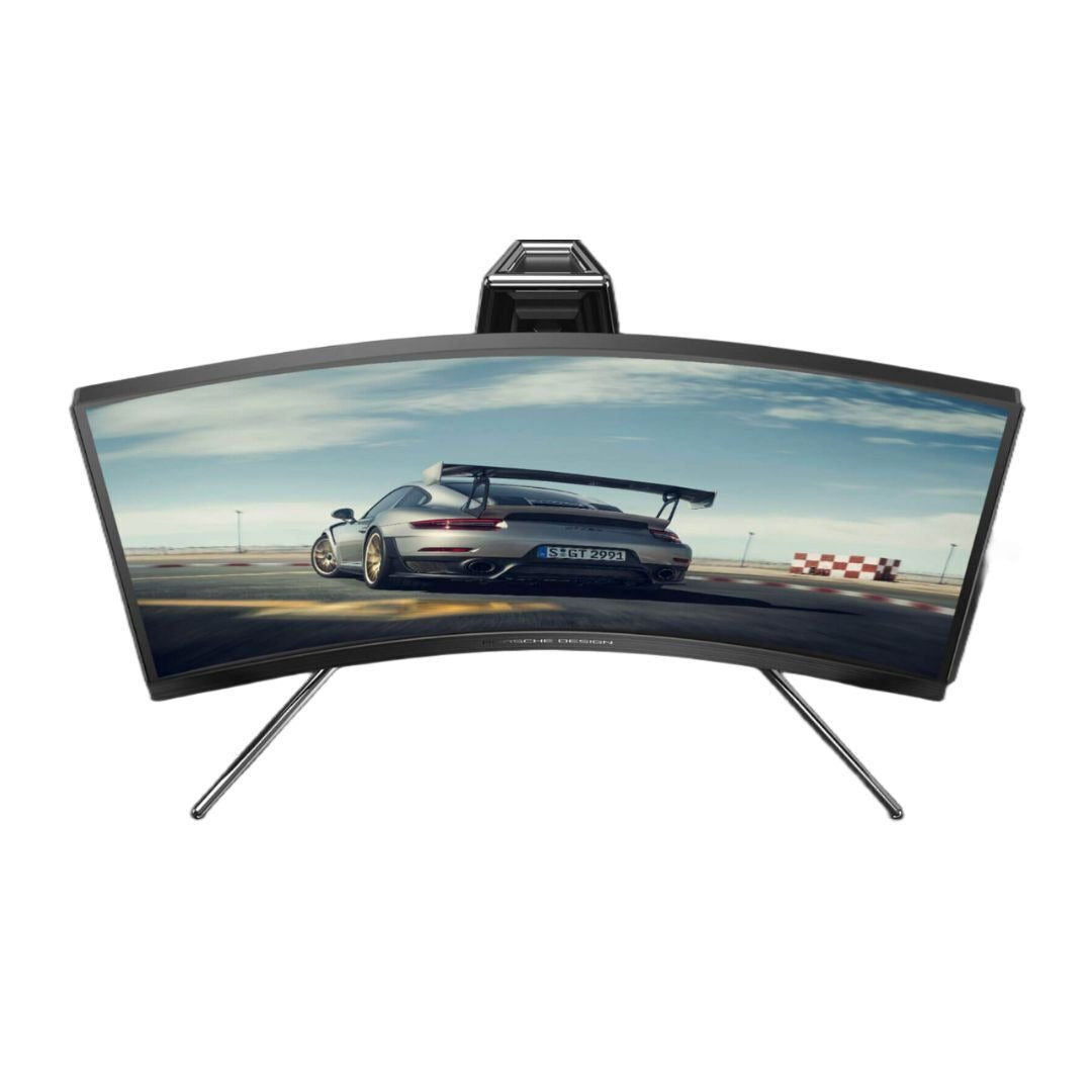 AOC International Porsche Design Agon PD27 27-Inch Gaming Monitor with 1000R Curved Design (Black)