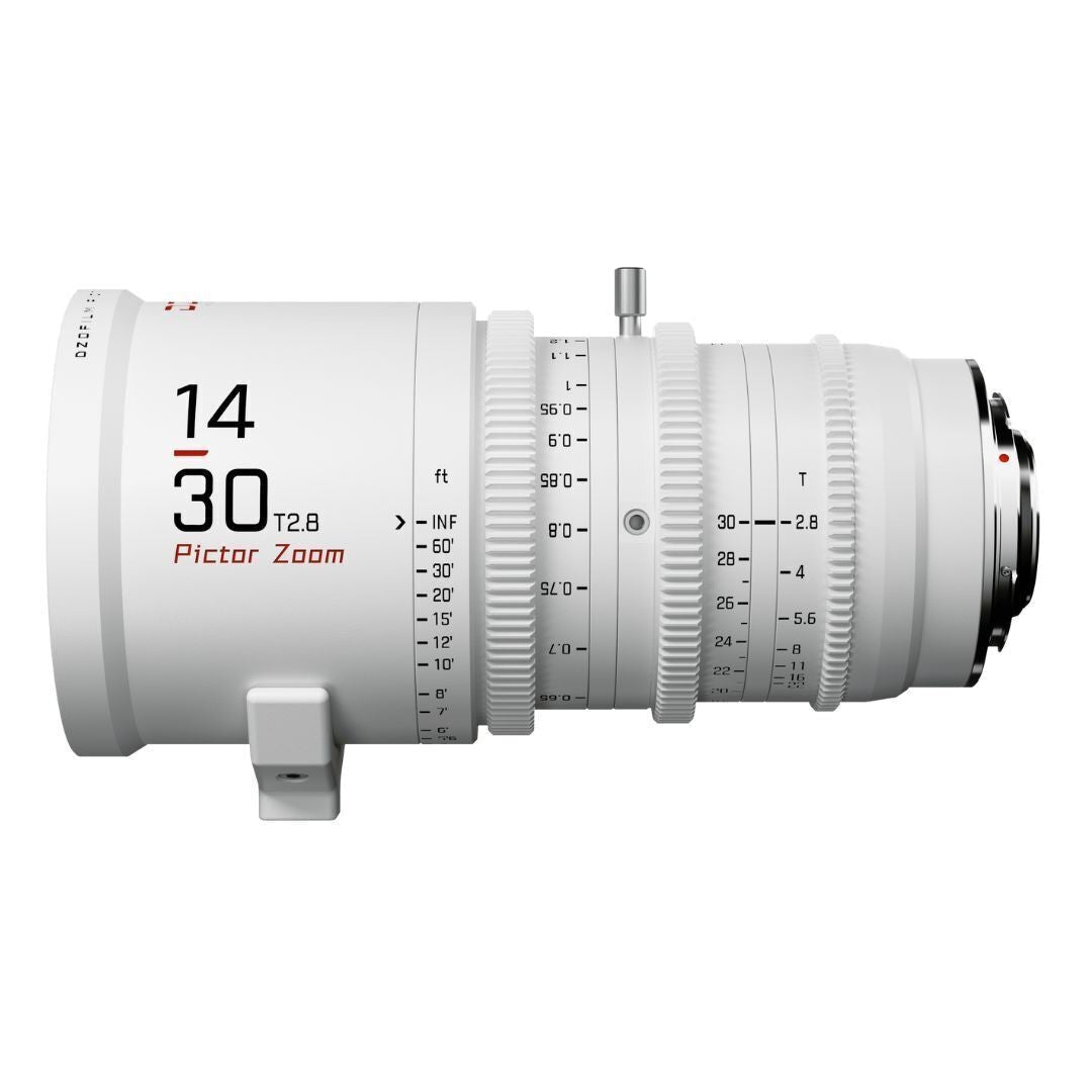 DZOFilm Pictor Zoom 14-30mm T2.8 Super 35 Parfocal Lens (PL and EF Mounts, White)