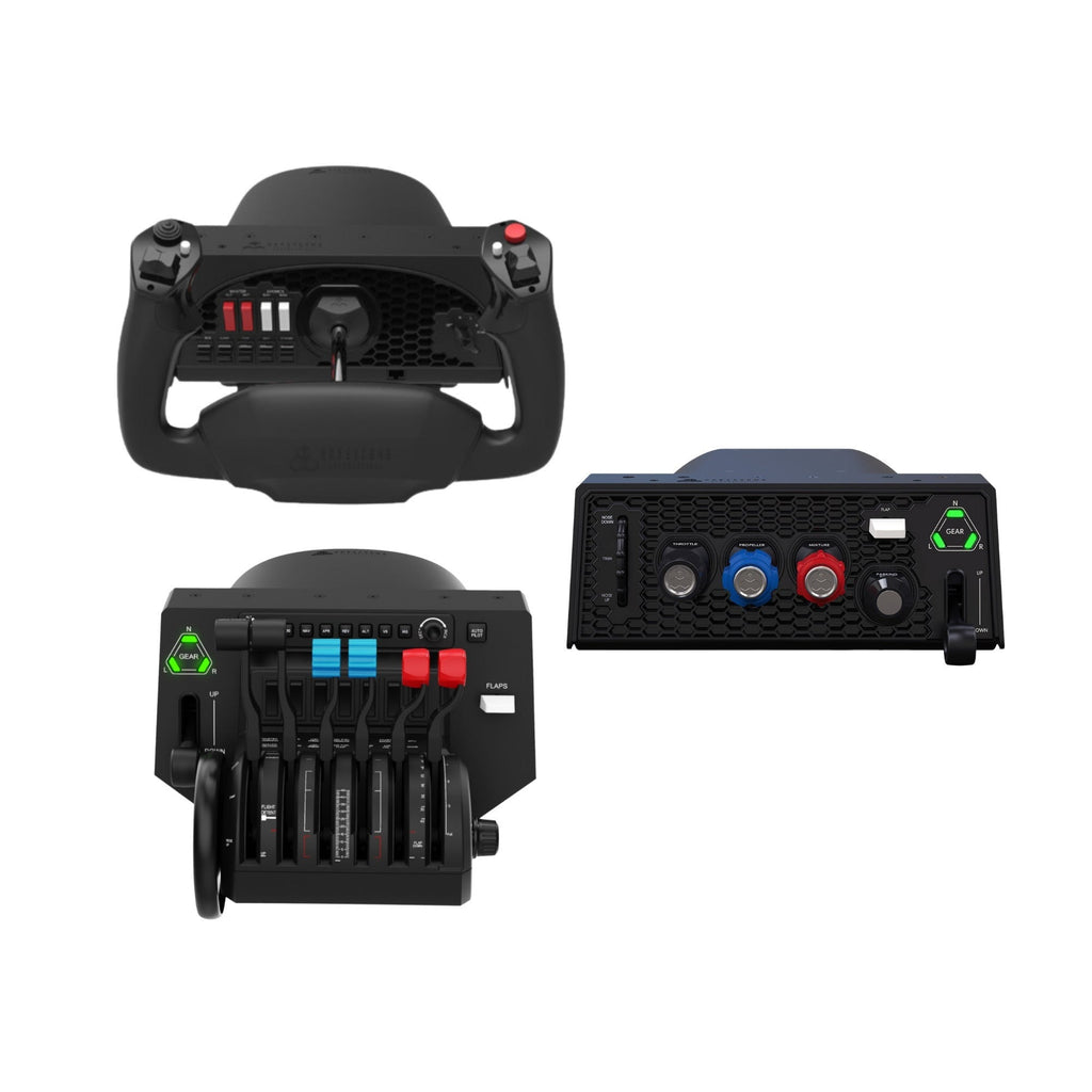 Honeycomb Aeronautical Alpha Flight Controls Yoke & Switch Panel Bundle