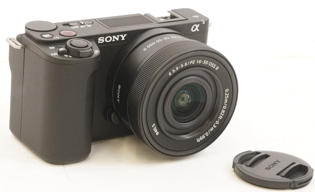 Sony Alpha ZV E10 II Content Creators Black Camera with Mirrorless Lens Bundle (Used)