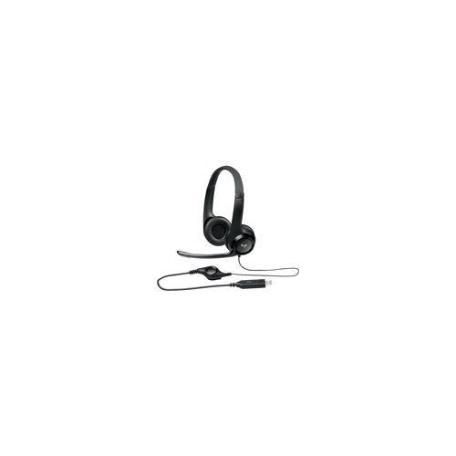 Logitech H390 USB Headset and 4-Port USB Hub