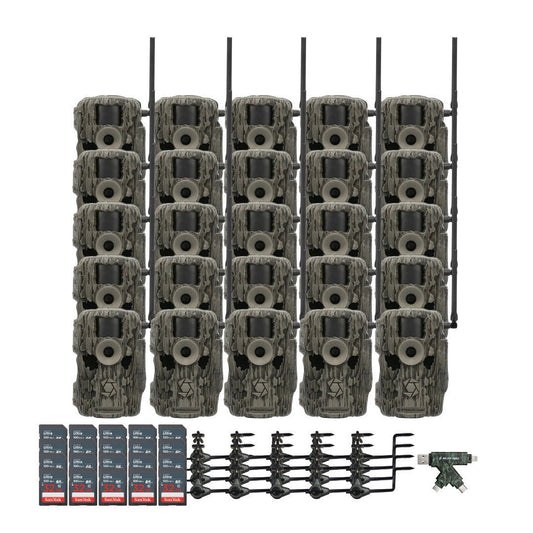 Stealth Cam 36MP Fusion Max Cellular Trail Camera with 80-Feet Detection Range (2-Pack) x 10 Bundle
