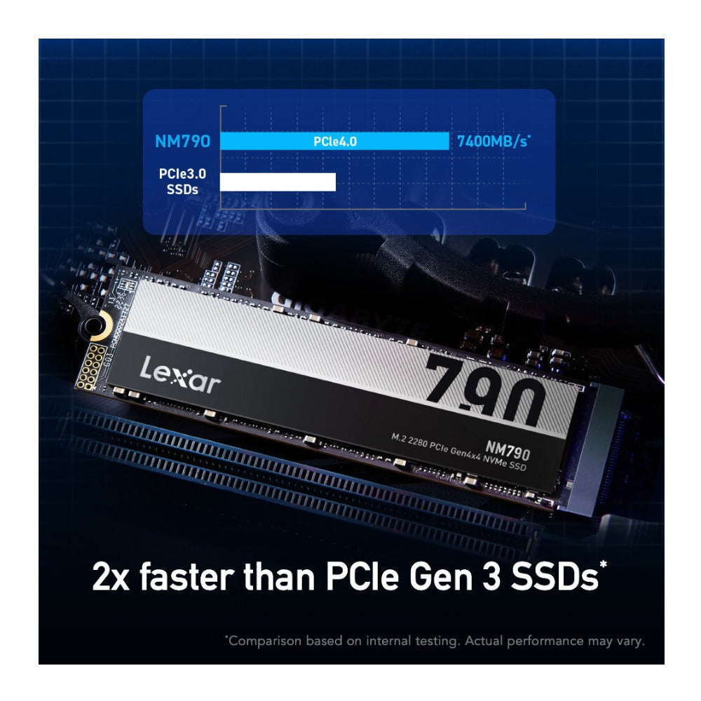 Lexar 8TB NM790 SSD PCIe Gen4 NVMe M.2 2280 Internal Solid State Drive
