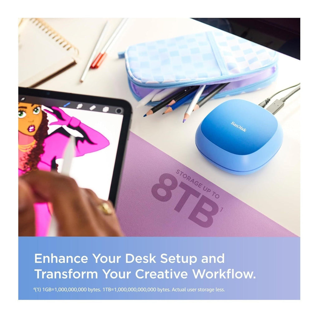 SanDisk 8TB Creator Series USB 3.2 Gen 2 External Desk Drive