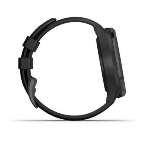 Garmin Approach S42 GPS Golf Smartwatch (Ceramic Bezel and Black Silicone Band)