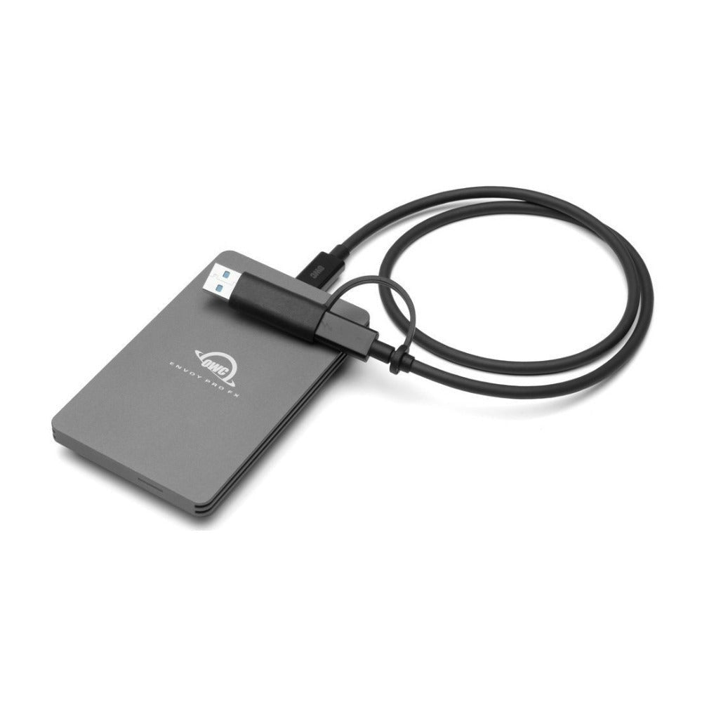OWC 2.0TB Envoy Pro FX Thunderbolt 3 and USB-C Portable NVMe SSD