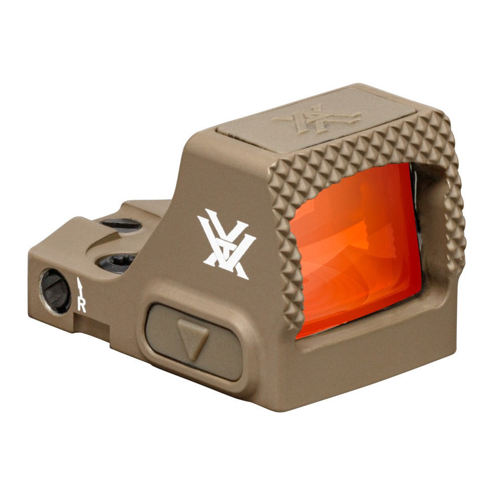 Vortex Defender - CCW 3 MOA Micro Red Dot with 10 Brightness Settings (Tan)