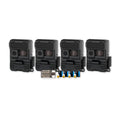Yellowstone Y2 Black Wide Lens Camera Bundle with Card Reader, and Accessories (4-Pack)