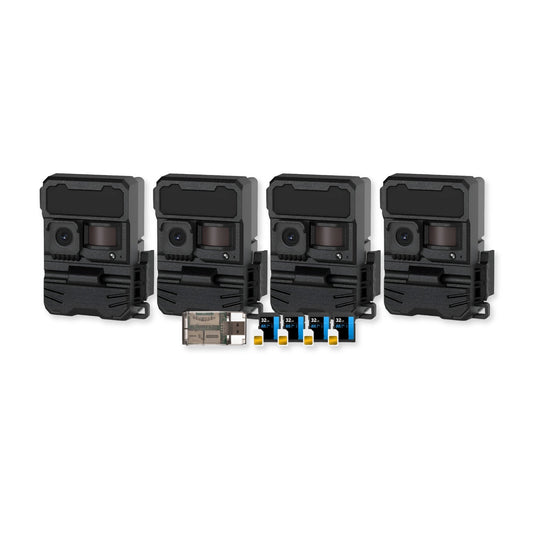 Yellowstone Y2 Black Wide Lens Camera Bundle with Card Reader, and Accessories (4-Pack)