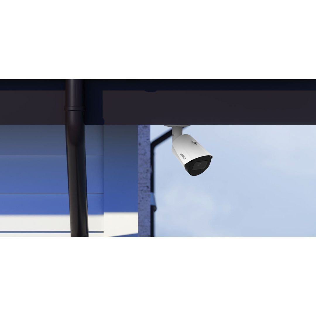 Lorex 4K 16 Camera Capable 2TB NVR Recorder with Four (4) Lorex A20 IP Wired Bullet Security Camera