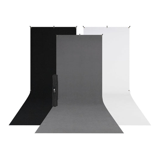 Westcott X-Drop 3-Pack Sweep Backdrop Kit (5 x 12 feet)