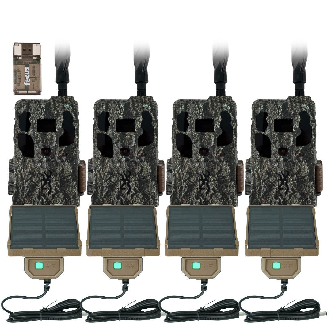 Browning Trail Camera Defender Pro Scout Max HD 46MP Bundle with Solar Pack