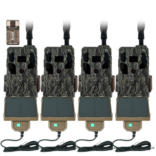 Browning Trail Camera Defender Pro Scout Max HD 46MP Bundle with Solar Pack
