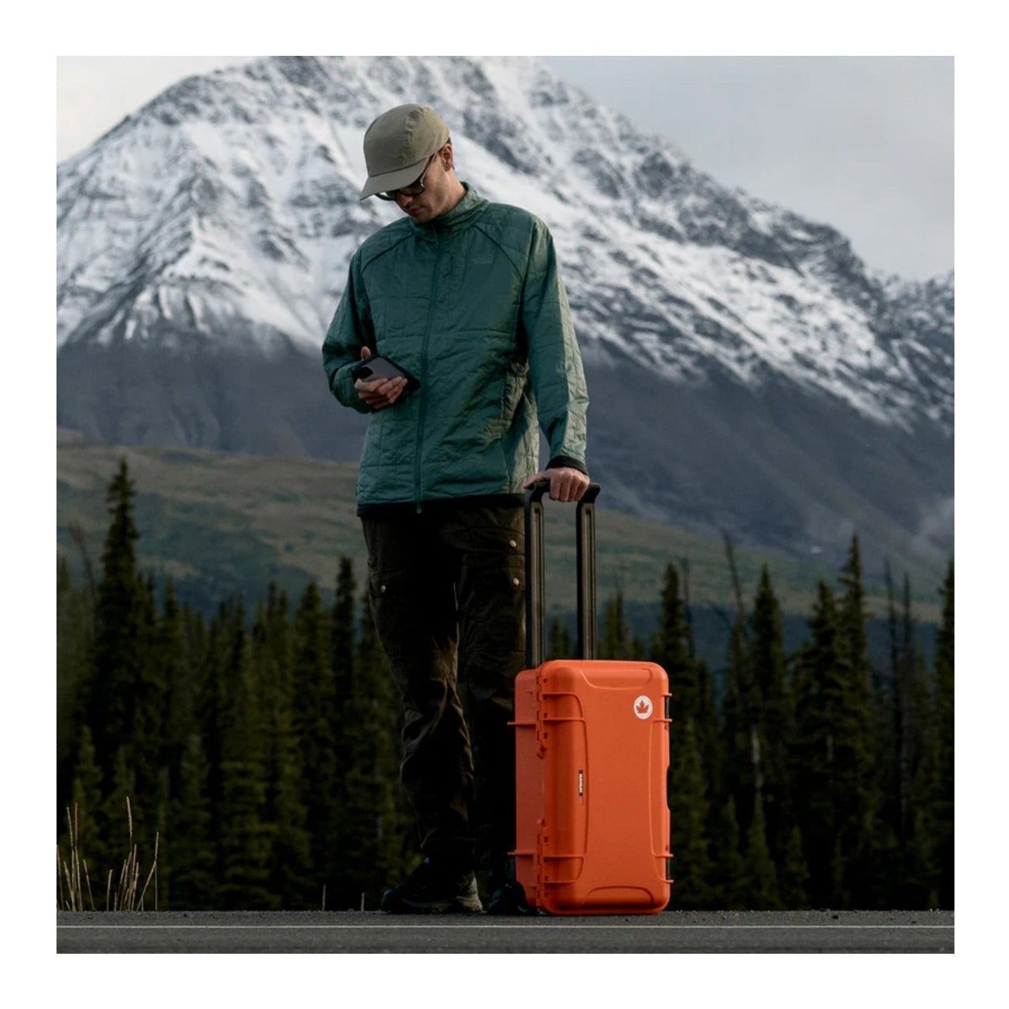 Nanuk 935 Wheeled Hard Case with Padded Divider and Lid Organizer (Orange)