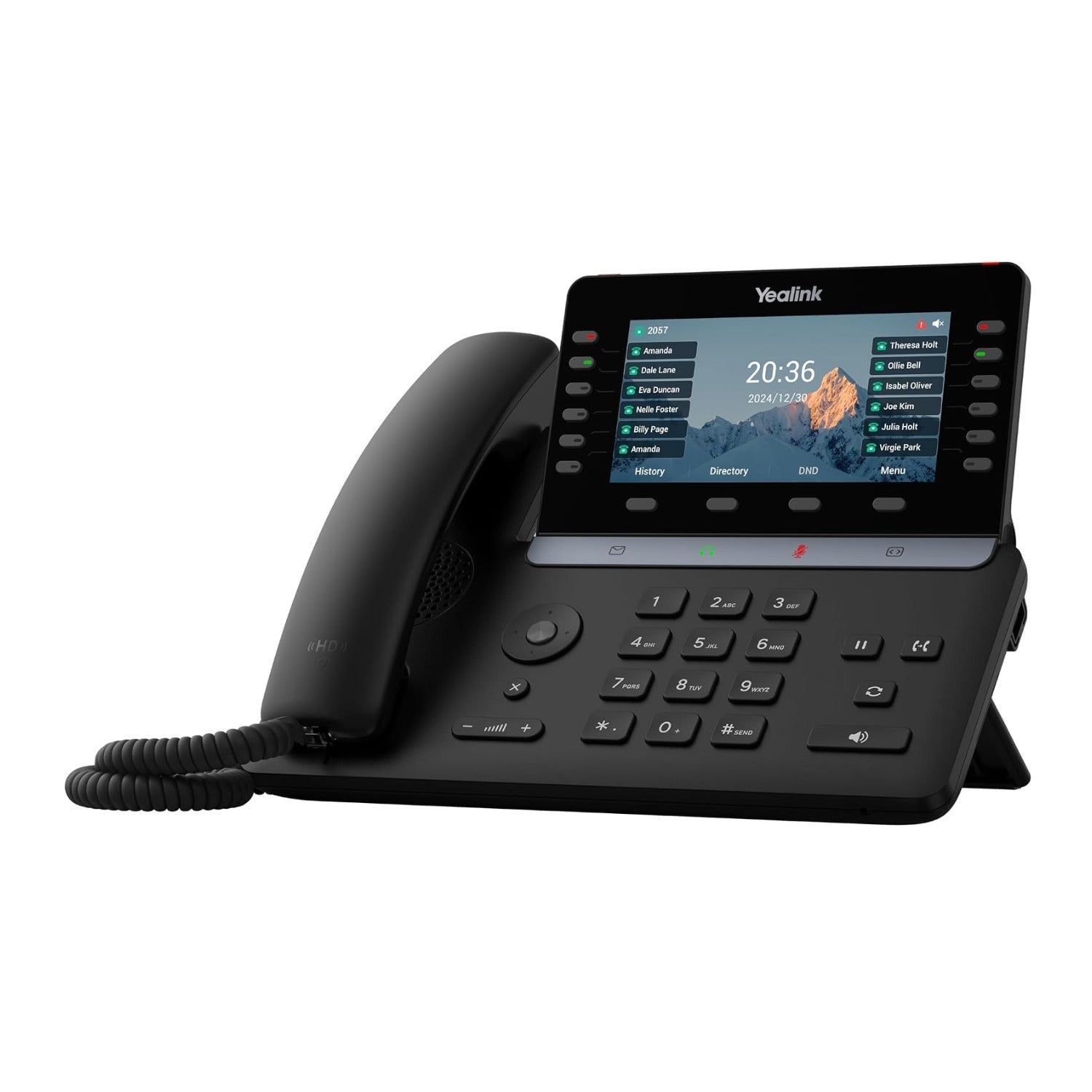 Yealink SIP-T85W Wi-Fi IP Phone with PoE & 16 SIP Accounts (Power Adapter Not Included)