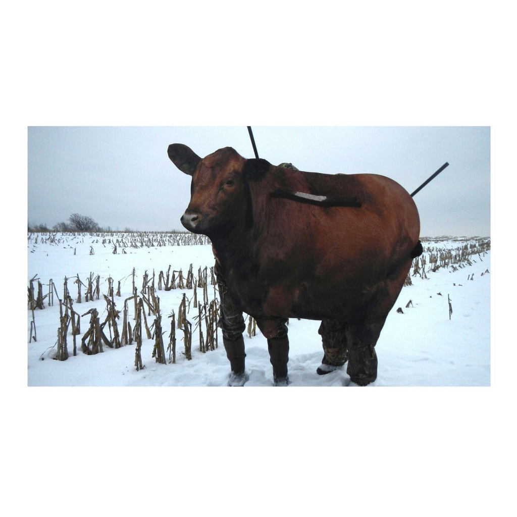 Montana Big Red Moo Cow Decoy with Large Cover Shield and See-Through Mesh
