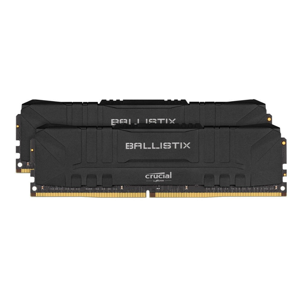 Crucial Ballistix CL16 UDIMM 32GB DDR4-3200 Gaming Memory Kit (2 x 16GB, Black)