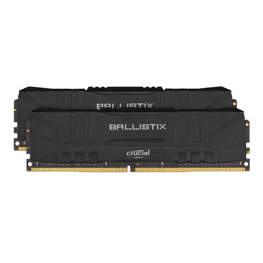 Crucial Ballistix CL16 UDIMM 32GB DDR4-3200 Gaming Memory Kit (2 x 16GB, Black)