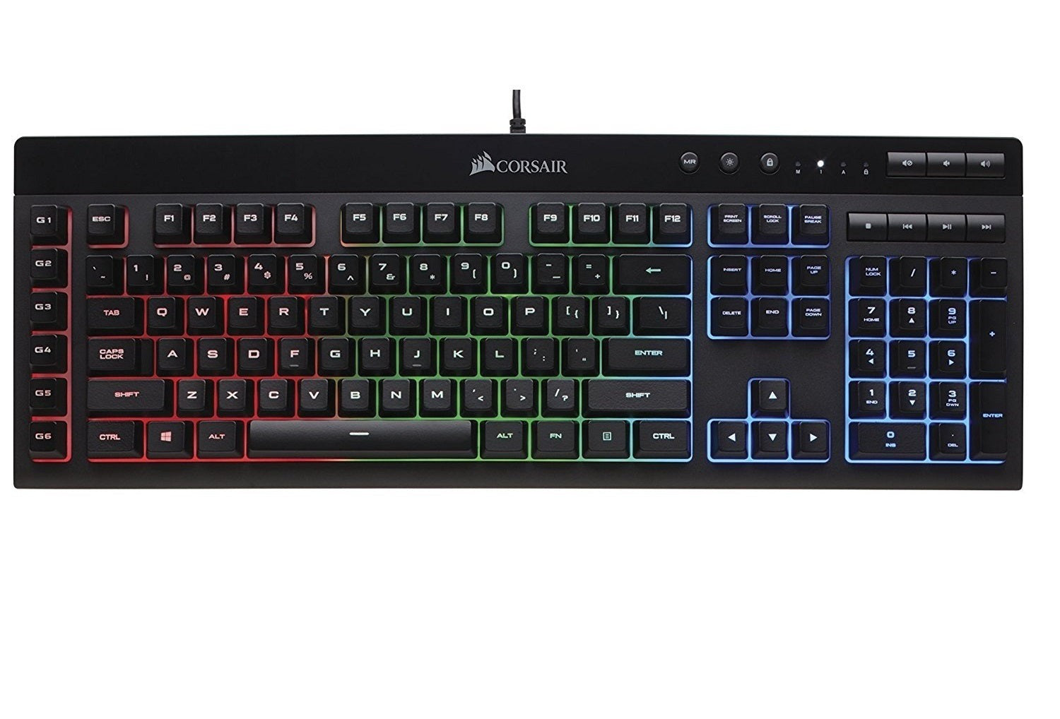 Corsair K55 RGB Gaming Keyboard (Certified Refurbished)