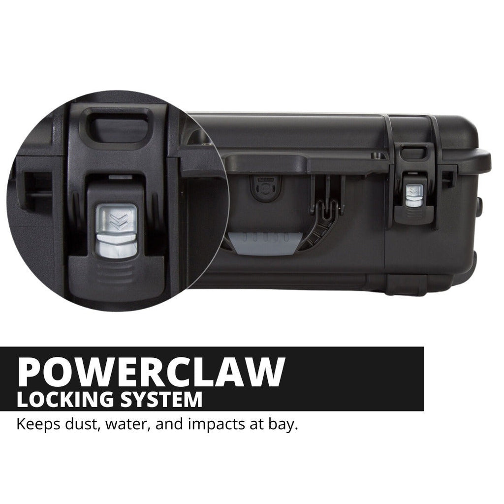 Nanuk 935 Waterproof Wheeled Hard Case with Foam and Lid Organizer (Graphite)