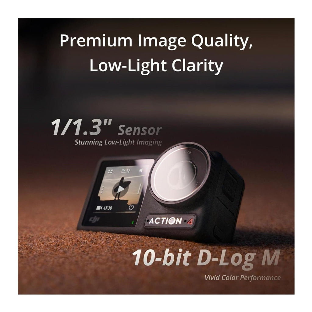 DJI Osmo Action 4 Essential Combo 4K Action Camera