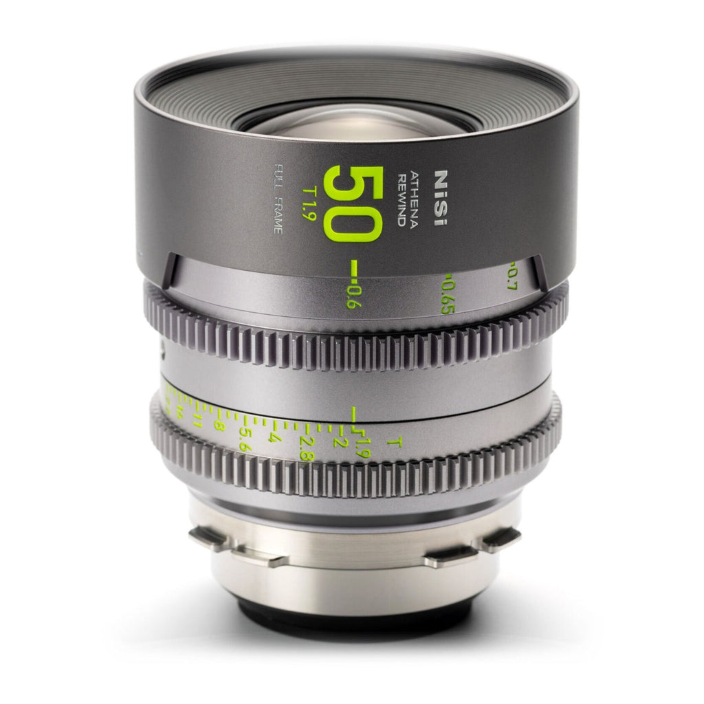 NiSi ATHENA PRIME Rewind Full Frame Cinema Lens Kit with 5 Lenses (14mm, 25mm, 35mm, 50mm, 85mm) and Hard Case (PL Mount)