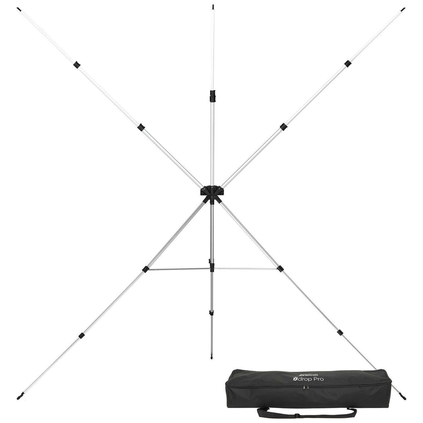 Westcott X-Drop Pro Wrinkle-Resistant 8 x 13 Feet Backdrop (High-Key White)