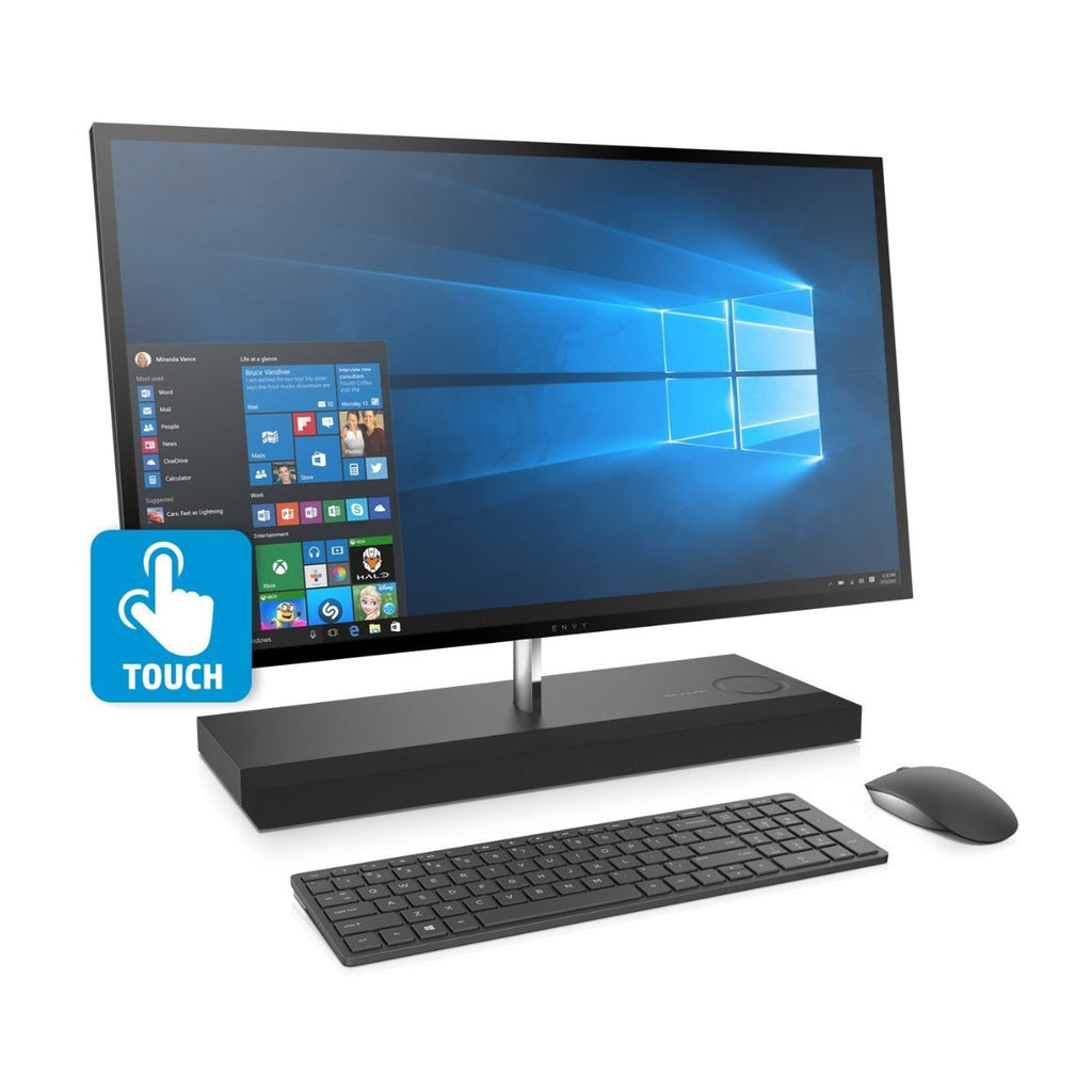 HP Envy 27-b245se 27" QHD Touch All-in-One PC, Intel Core i7-8700T, 16GB RAM, 256GB SSD + 1TB HDD, GTX 1050 4GB (Certified Refurbished)