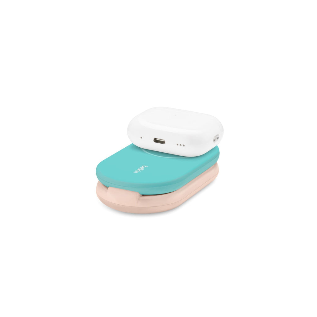 Belkin BoostCharge 15W 2-in-1 Magnetic Wireless Qi2 Charging Stand (Teal)