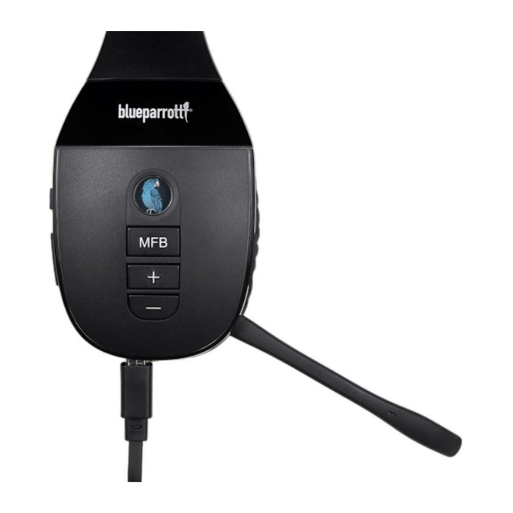 BlueParrott S450-XT Bluetooth Stereo Headset, Noise-Canceling Mic (Black) (Certified Refurbished)