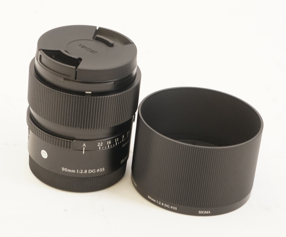 Sigma 90mm F2.8 DG Black Contemporary Lens for Sony E Mount (Used)