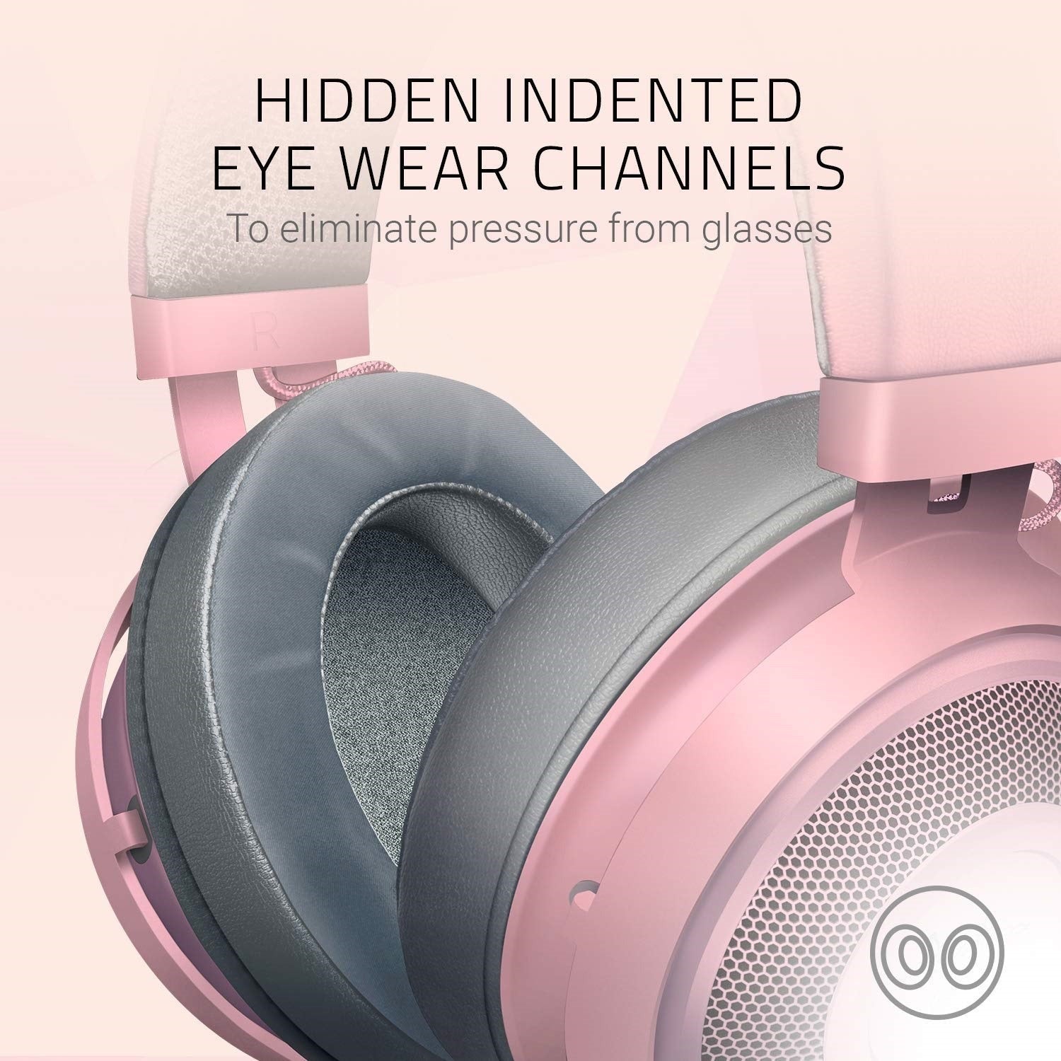 Razer Kraken Quartz Edition Wired Stereo Gaming Headset, Quartz Pink (Certified Refurbished)