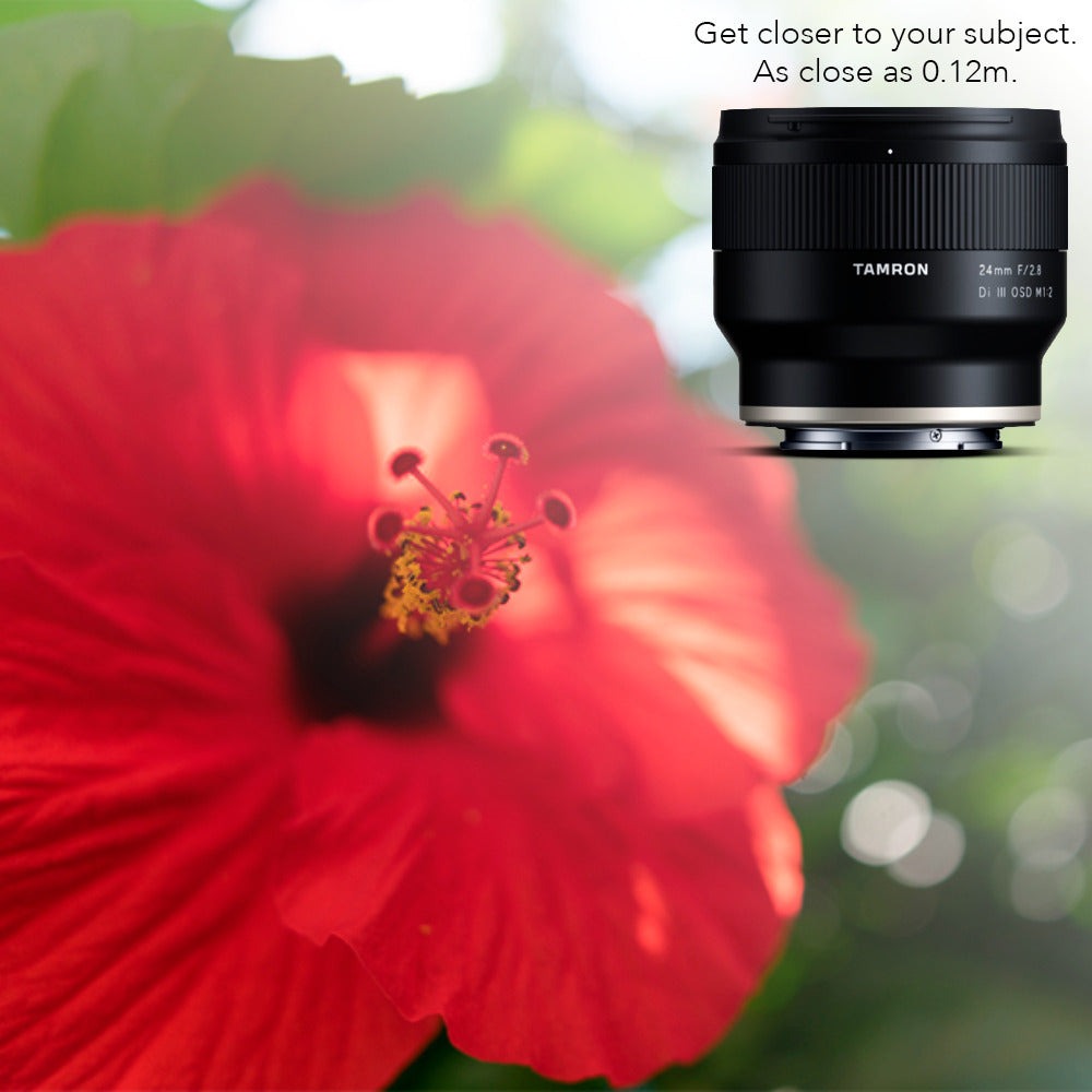 Tamron 24mm F2.8 Di III OSD Wide-Angle Prime Lens for Sony E-Mount with Software Suite Bundle