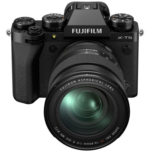 Fujifilm X-T5 Mirrorless Camera with XF16-80mmF4 R OIS WR Lens (Black)