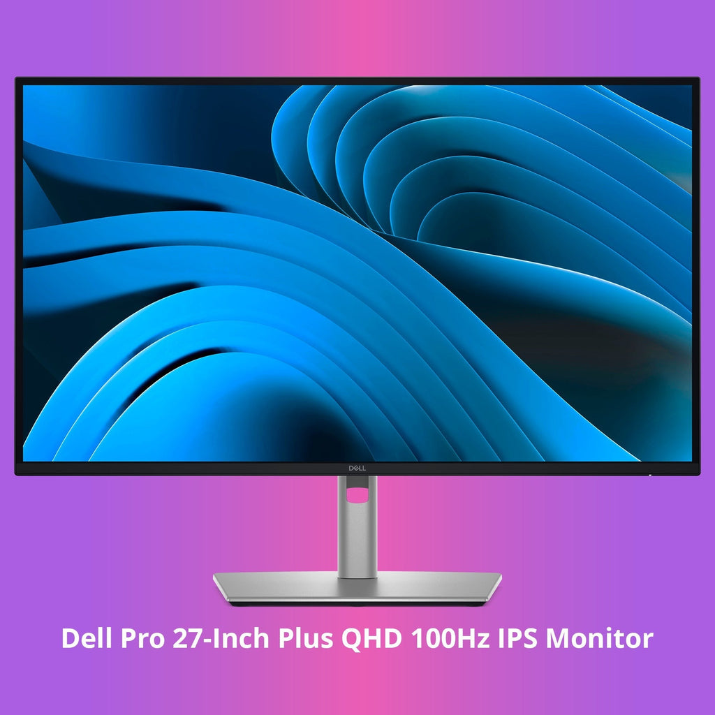 Dell Pro 27-Inch Plus QHD 100Hz USB-C Hub IPS Monitor Bundle