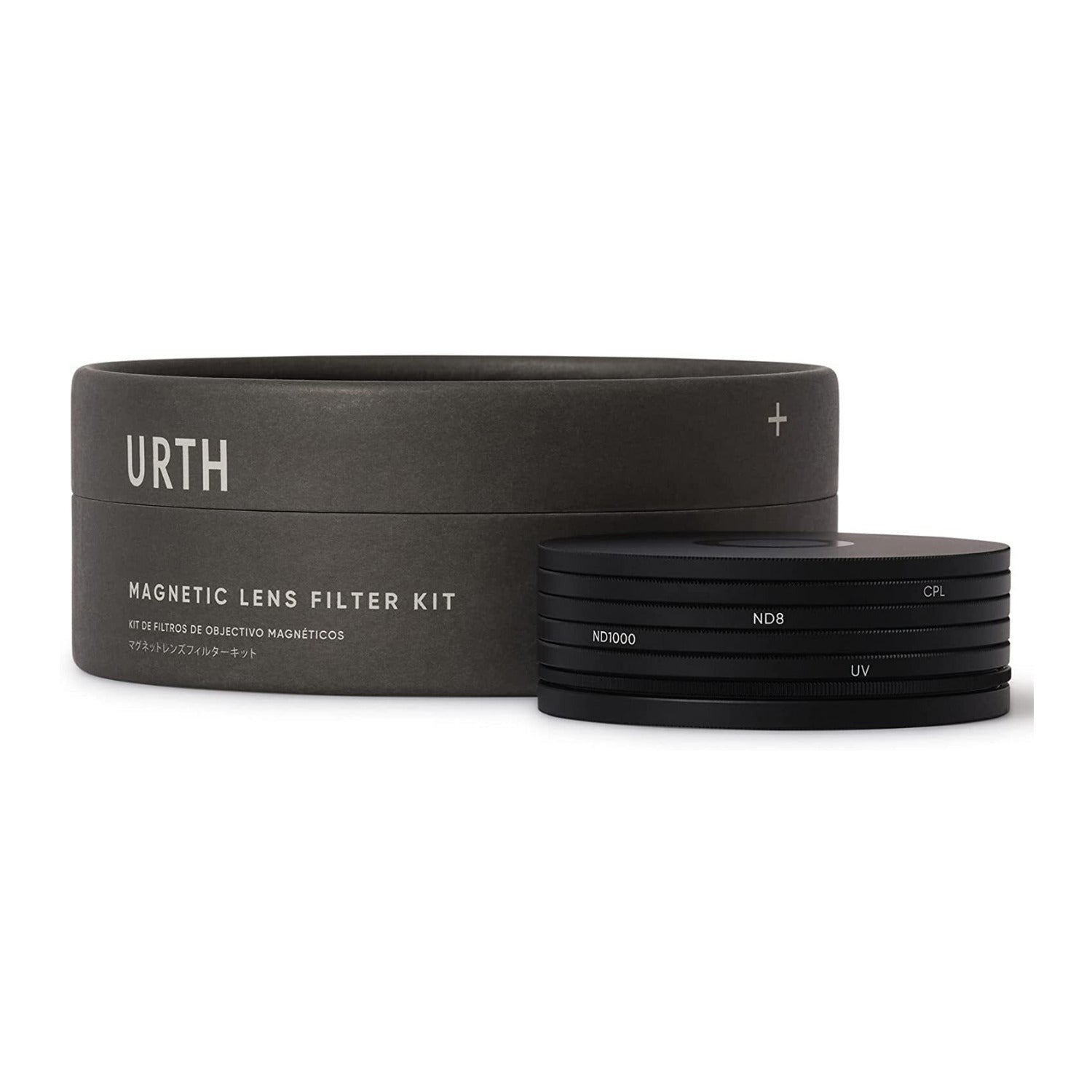 Urth 82mm Magnetic UV, CPL Polarizing, ND8, and ND1000 Filter Plus+ Kit
