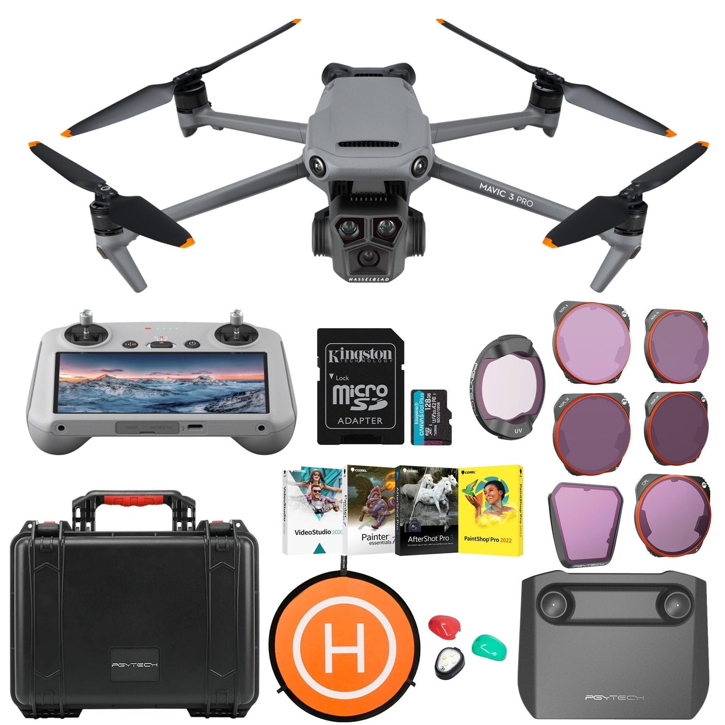 DJI Mavic 3 Pro Drone with DJI RC Complete Kit