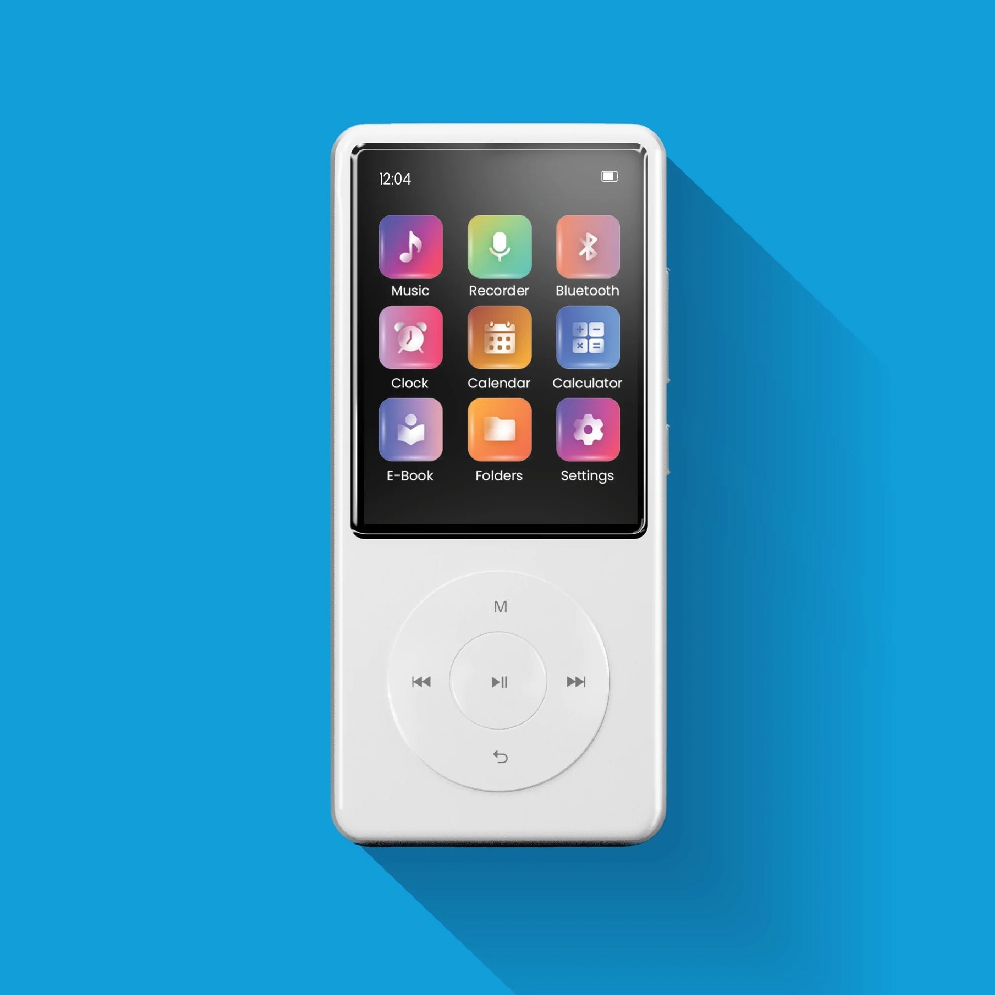 GreenTouch Six 128GB Kosher MP3 Player with No SD Slot (White)