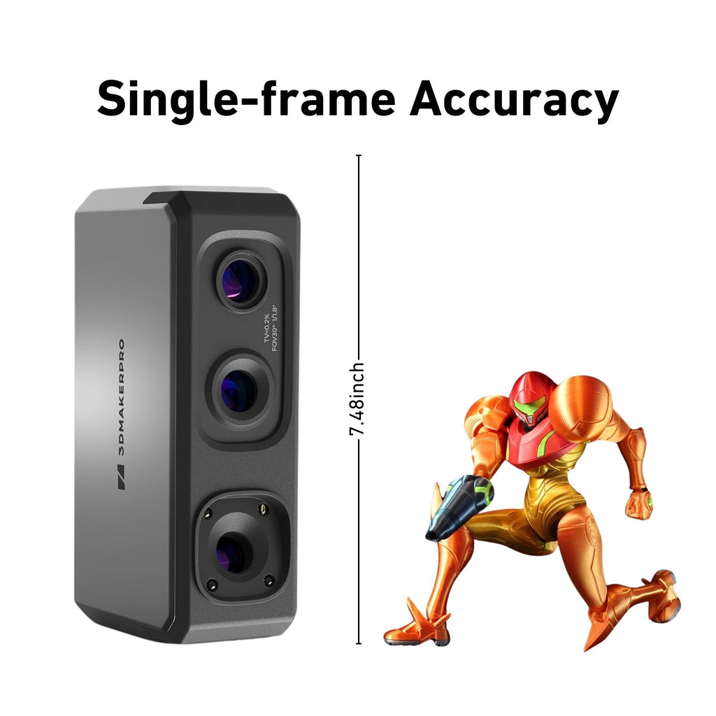 Seal Lite 3D Scanner with Weatherproof Tan Hard Case with 18 x 14 x 7-Inch Customizable Foam Bundle