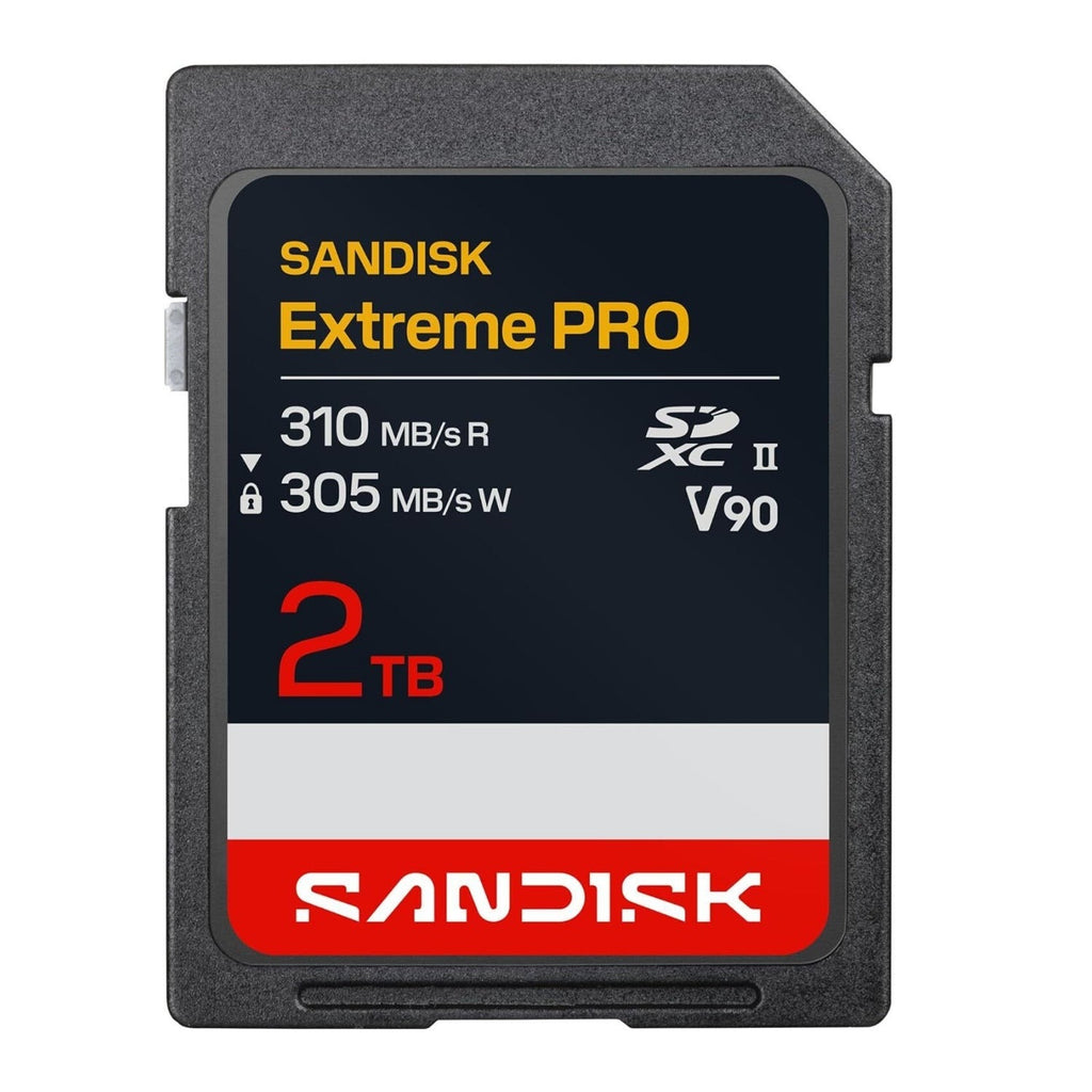 SANDISK 2TB Extreme PRO SD UHS-II V90 Memory Card