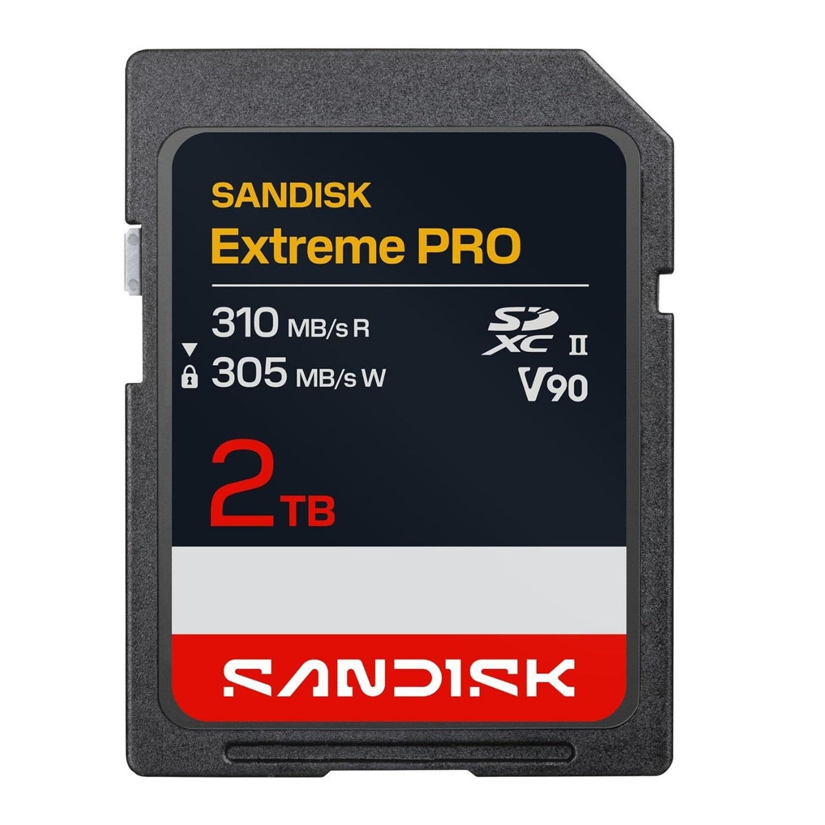 SANDISK 2TB Extreme PRO SD UHS-II V90 Memory Card