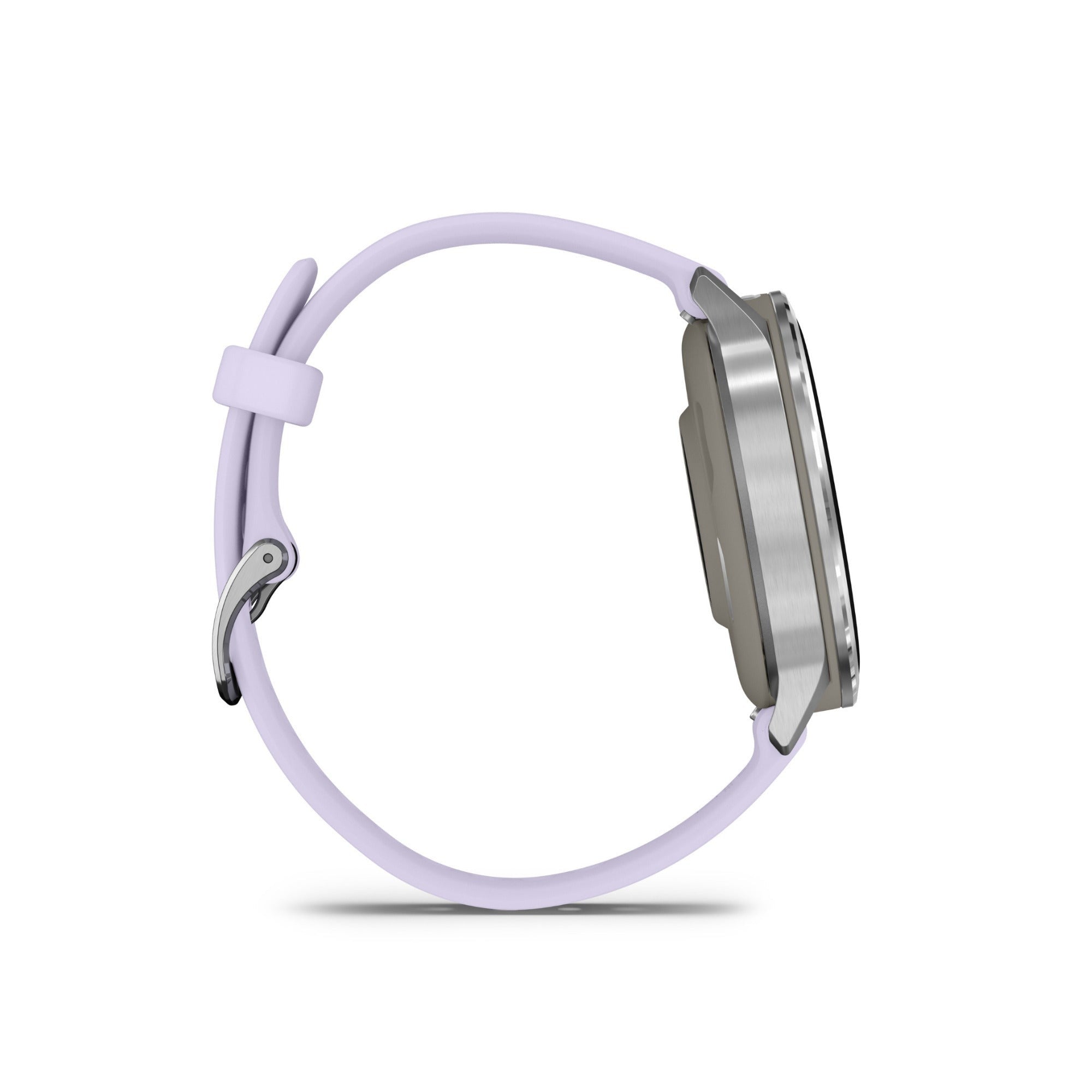 Garmin Venu 4 41mm Smartwatch (Silver with Periwinkle Silicone Band)