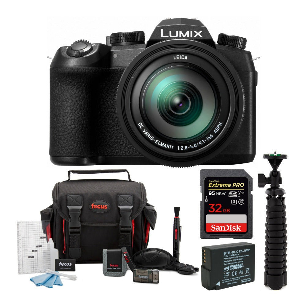 Panasonic LUMIX FZ1000 II 20.1MP Digital Camera with Accessory Bundle