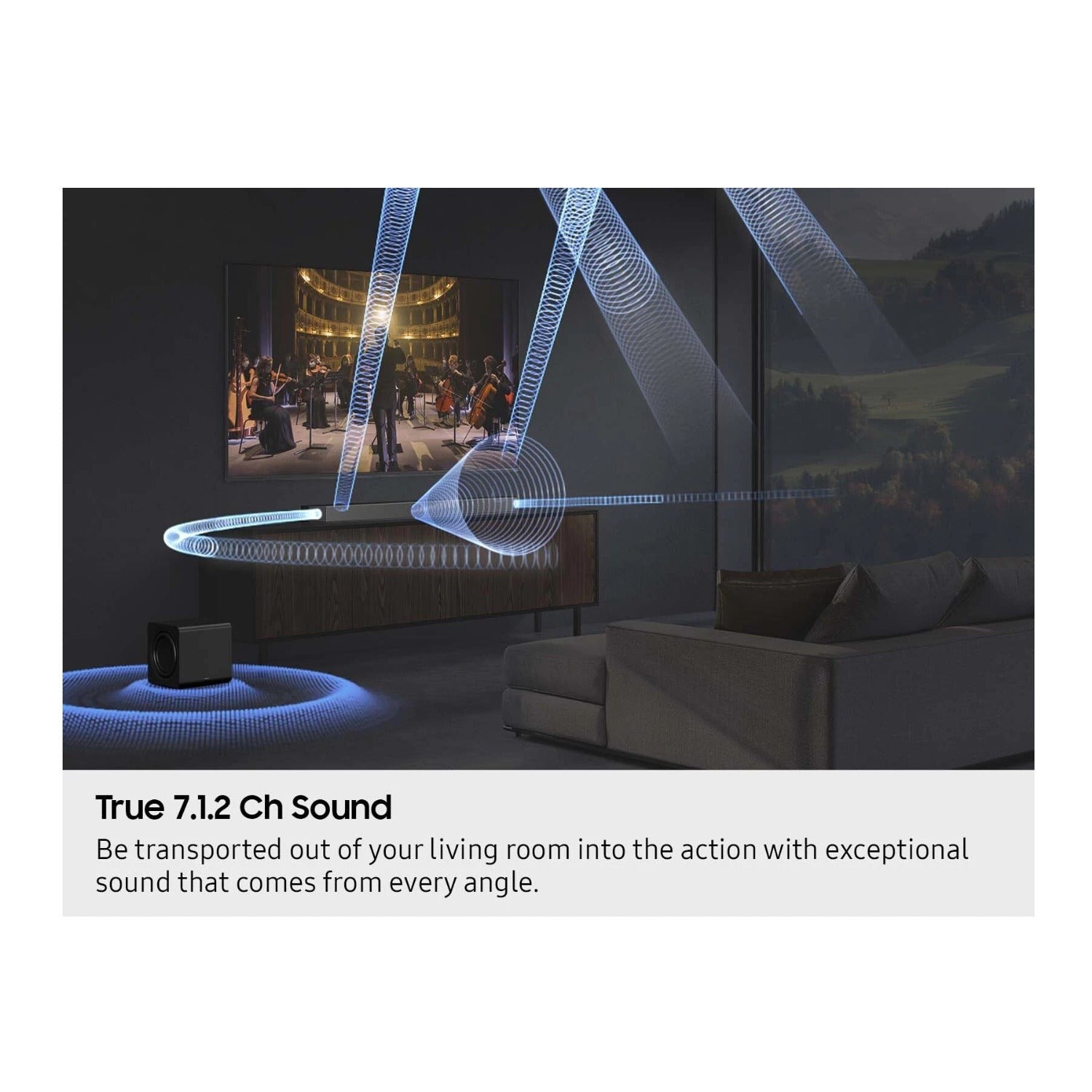 Samsung Q-Series Soundbar HW-Q900F True 7.1.2 ch Full Surround Subwoofer (2025)