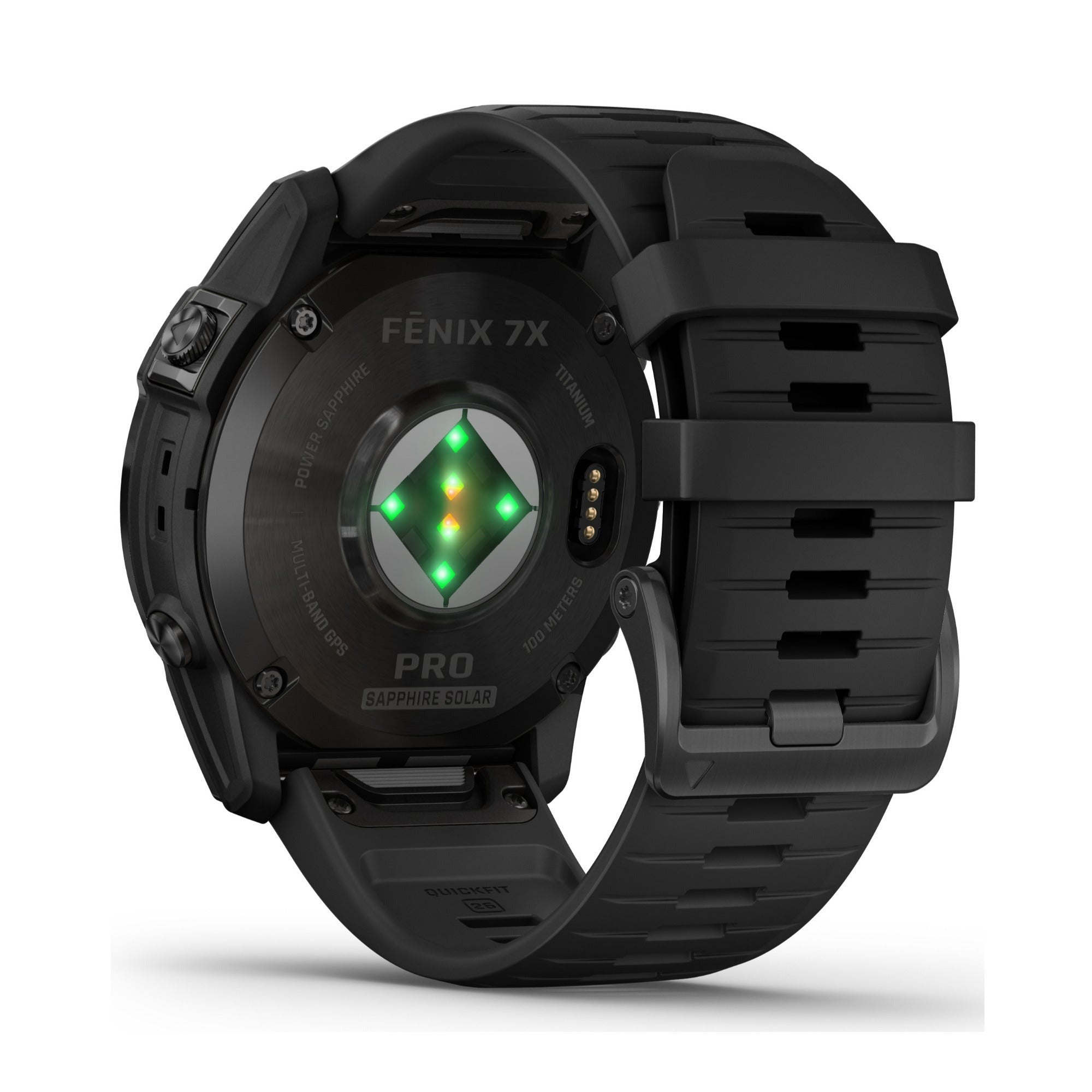Garmin fēnix 7X Pro Sapphire Solar GPS Smartwatch (Carbon Gray/Black Band) (Used)