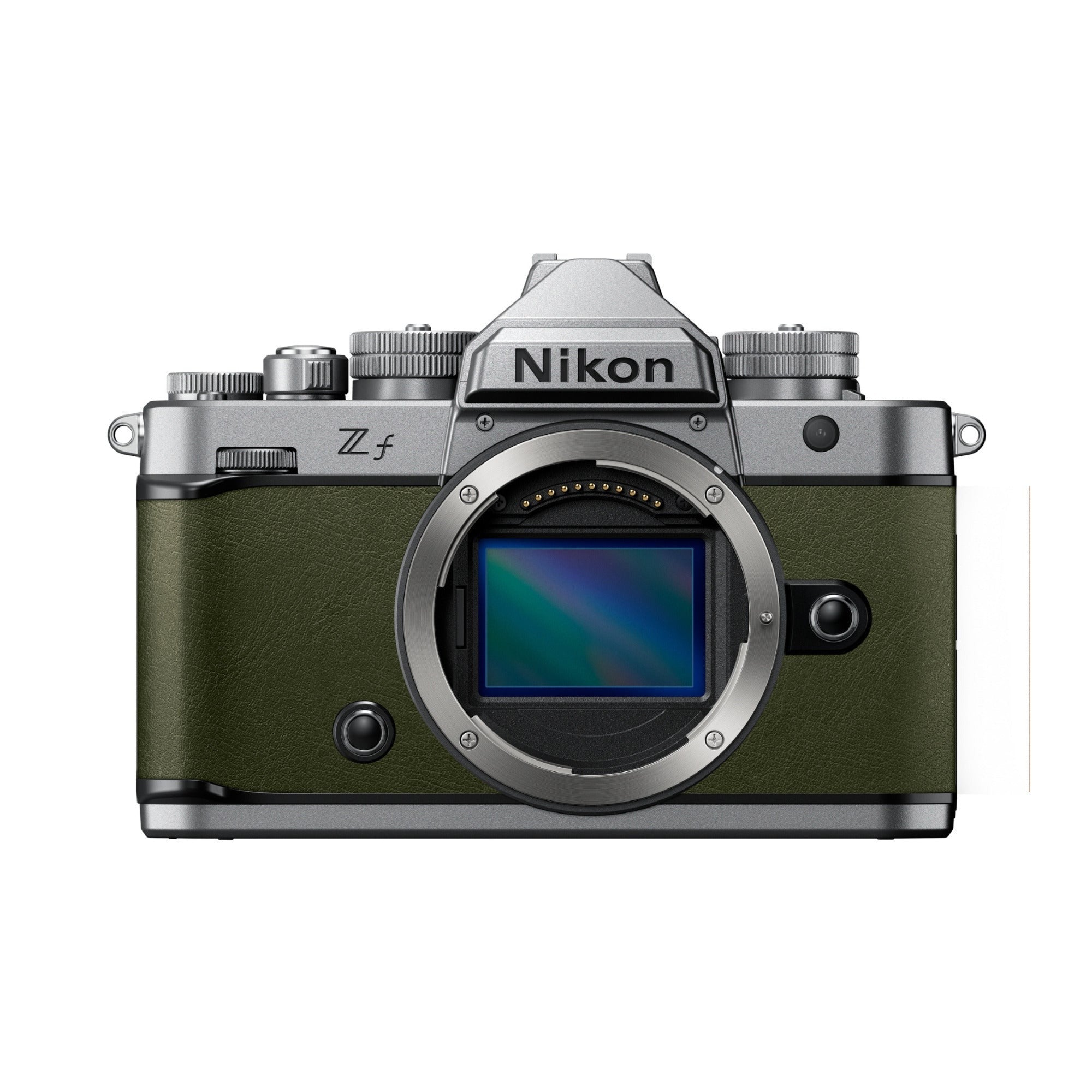 Nikon Zf Mirrorless Camera with 24.5MP Full Frame Sensor (Silver and Moss Green)