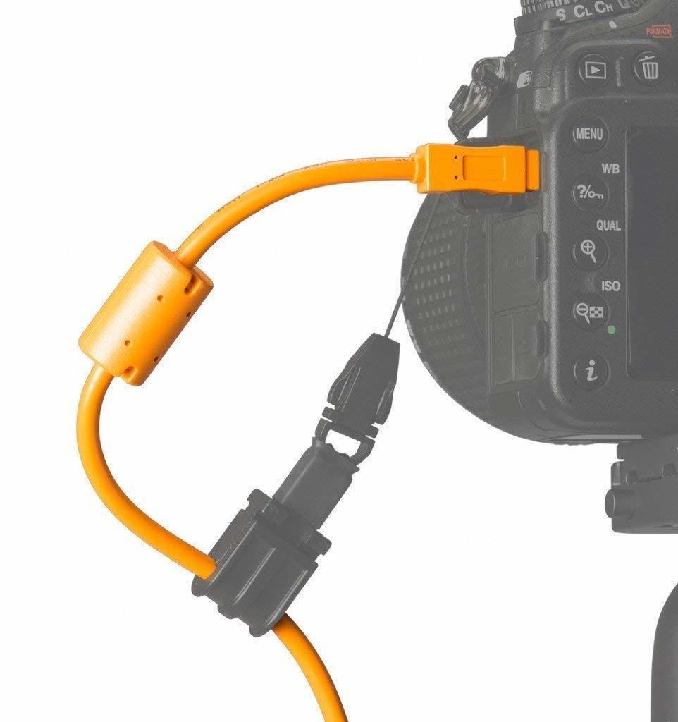 Tether Tools TetherPro USB 2.0 to Mini-B 5-Pin (15-Feet/Orange)