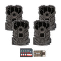 Stealth Cam Browtine 14MP Trail Camera (4-Pack) with 32GB Cards and Card Reader