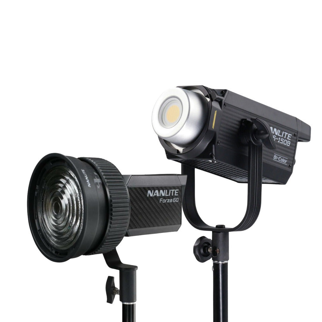 Nanlite FS-150B Bi-Color Spotlight, 2700K-6500K Bundle with Fl-11 Fresnel Lens