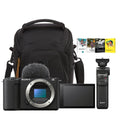 Sony Alpha ZV E10 II Content Creators Black Camera with Mirrorless Lens Bundle